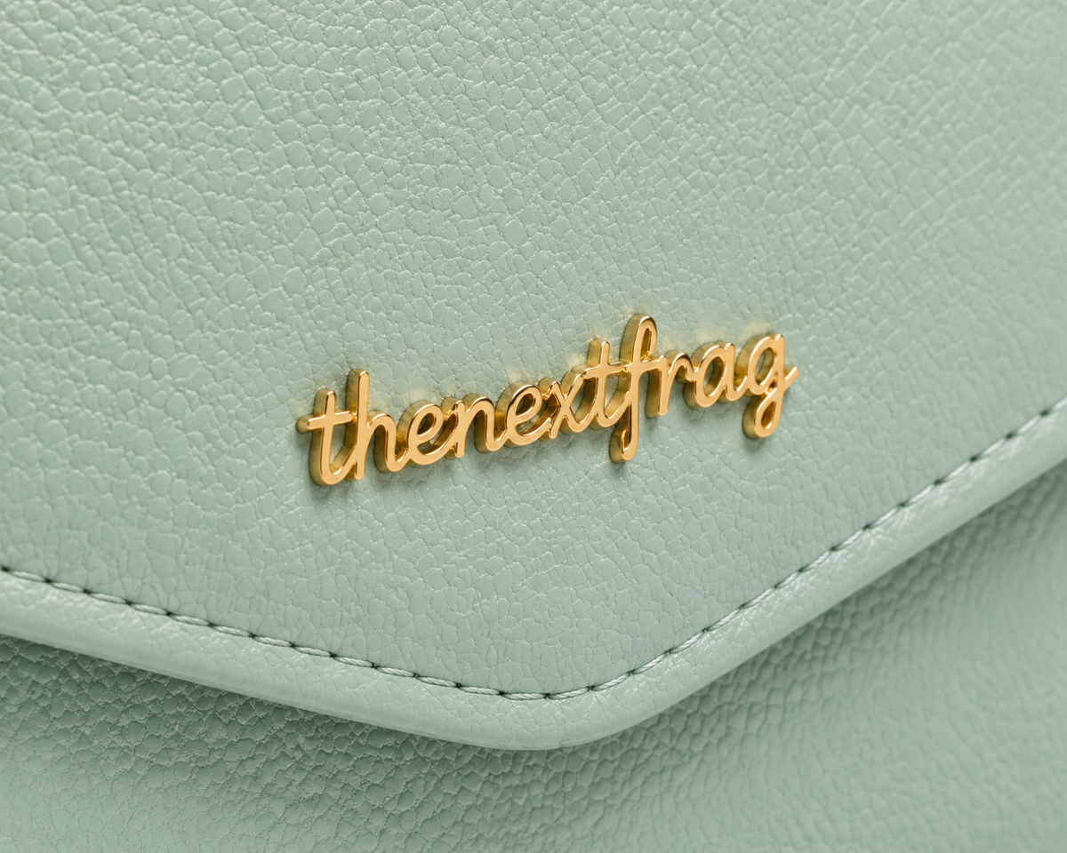 thenextfrag Framed Envelope Clutch – Mint Green