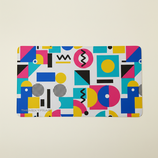 TheNextFrag Vanguard Desk Mat - Memphis Geometric Design