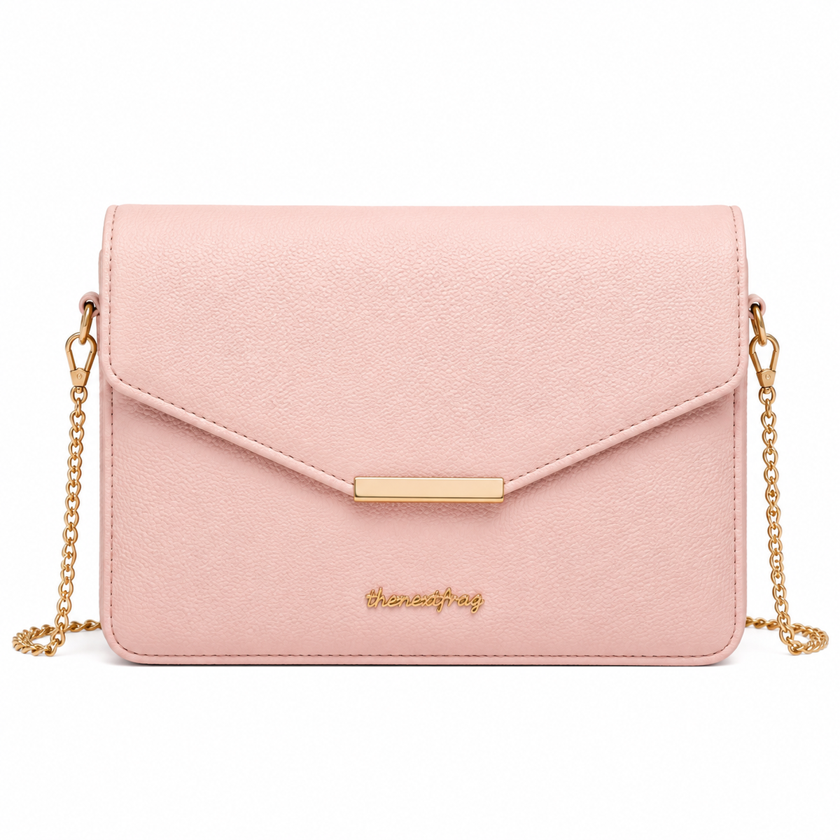 thenextfrag Classic Envelope Crossbody Purse – Blush Pink