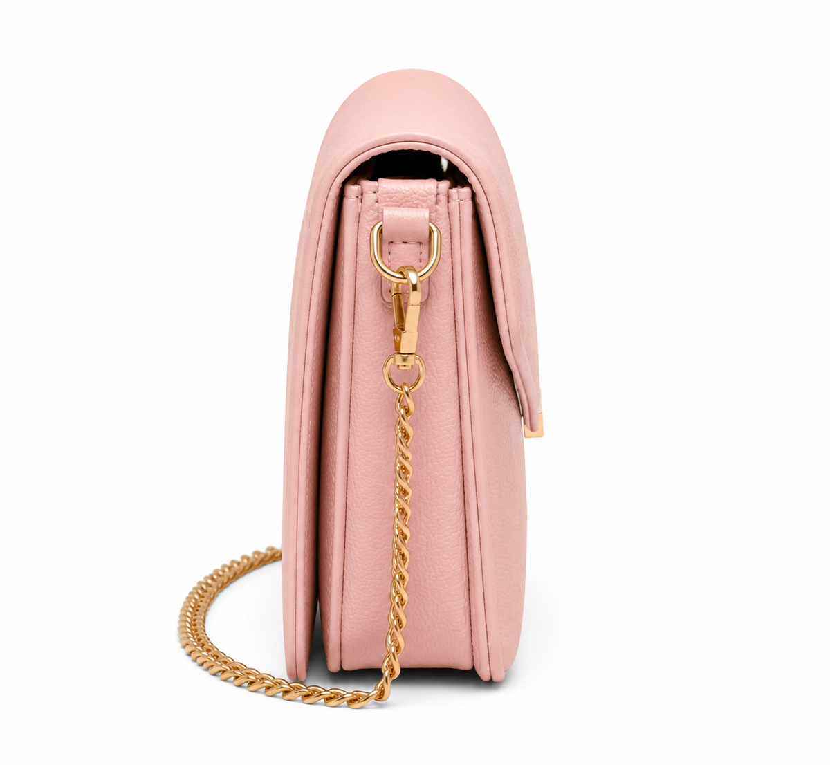 thenextfrag Classic Envelope Crossbody Purse – Blush Pink