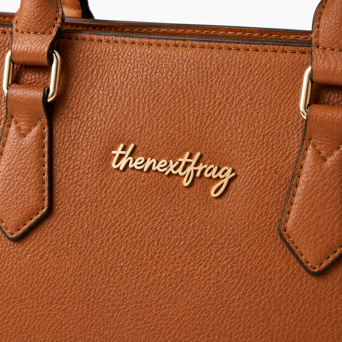thenextfrag Classic Shoulder Tote Bag – Cognac Brown