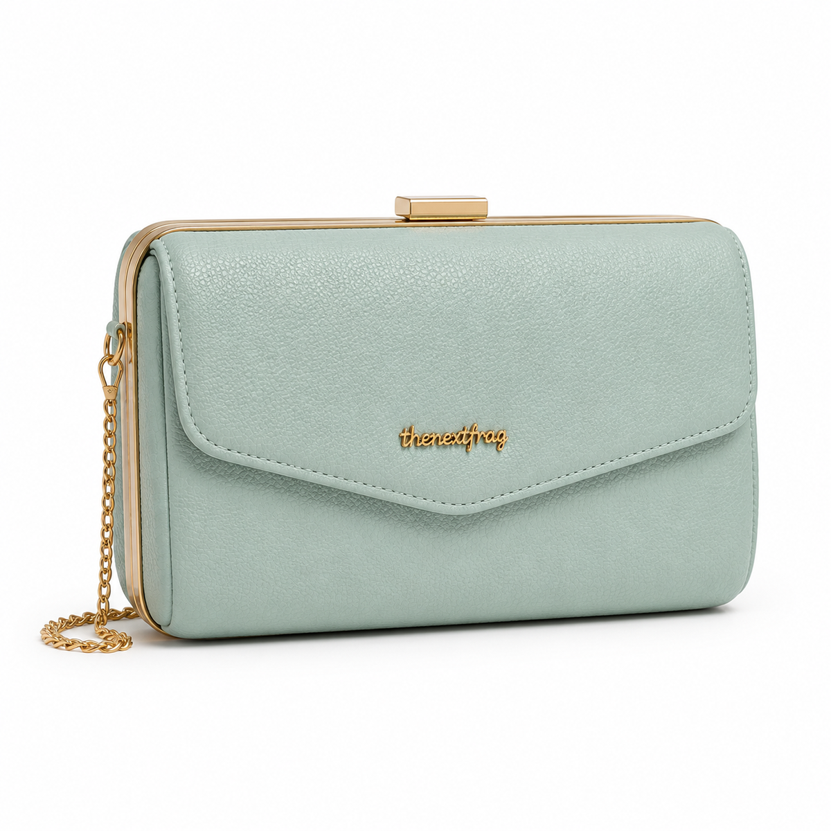 thenextfrag Framed Envelope Clutch – Mint Green