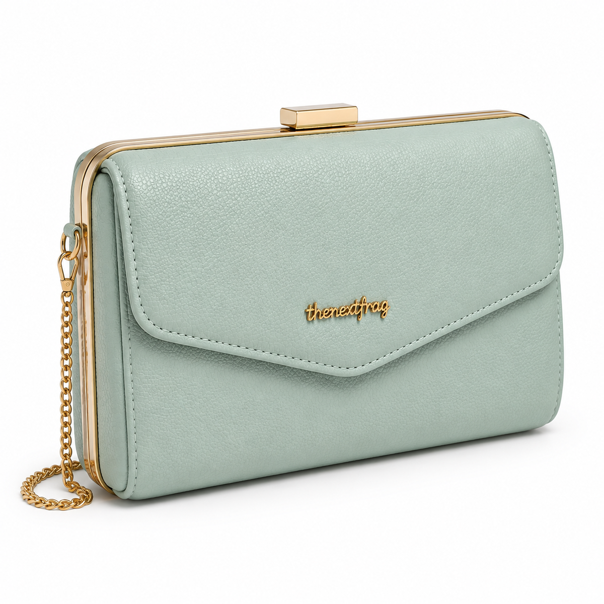 thenextfrag Framed Envelope Clutch – Mint Green