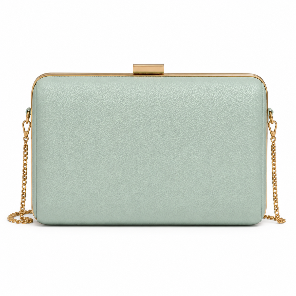 thenextfrag Framed Envelope Clutch – Mint Green