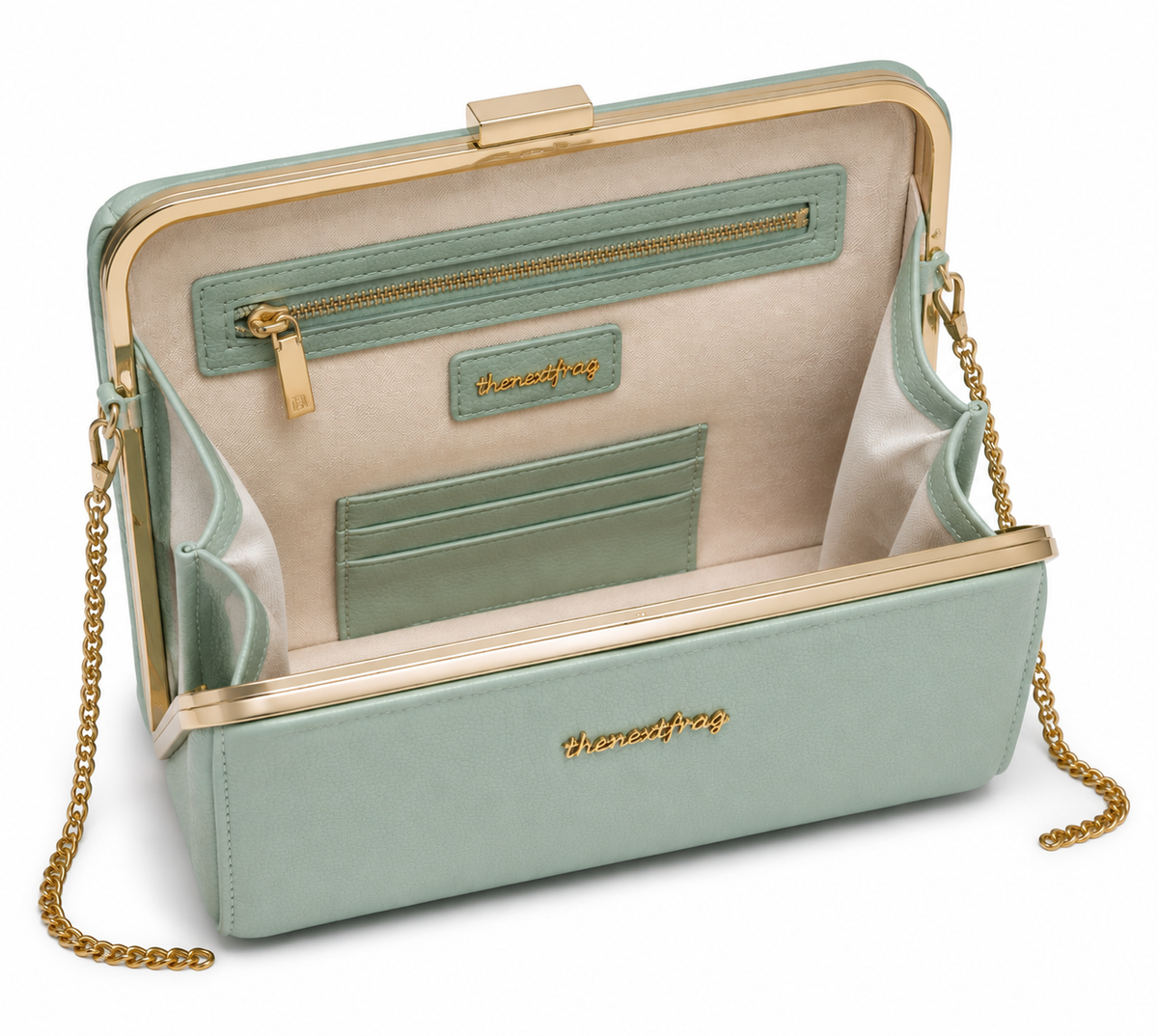 thenextfrag Framed Envelope Clutch – Mint Green