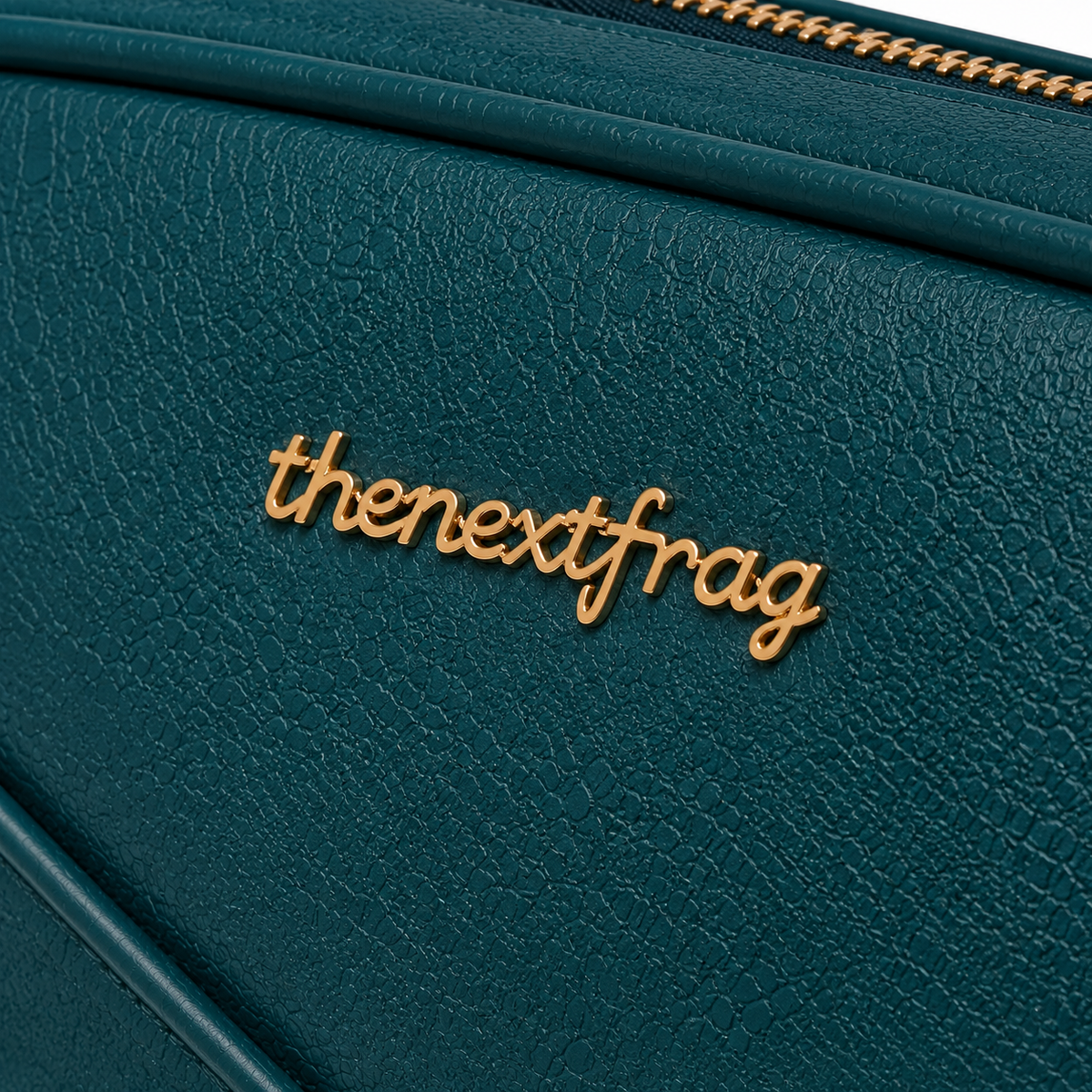 thenextfrag Geometric Panel Crossbody Purse – Deep Teal